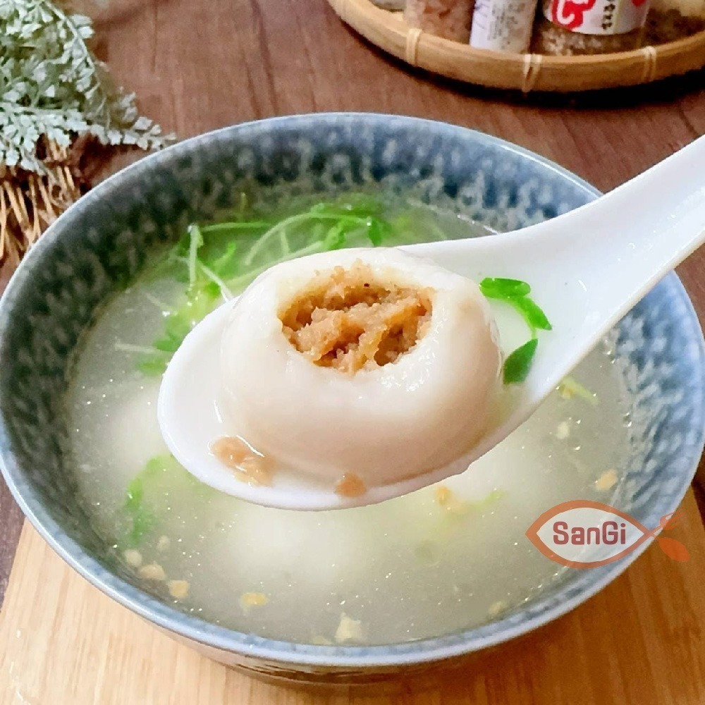 【賣魚的家】 內埔老街手工古法客家鹹湯圓 (280G/8顆)-細節圖3