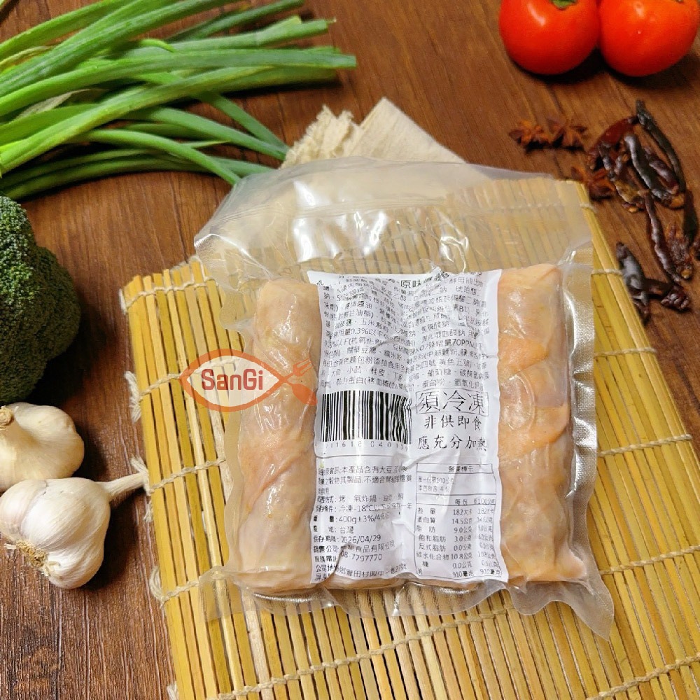 【賣魚的家】 爆漿雞腿捲 (400g/4條/包)-細節圖7