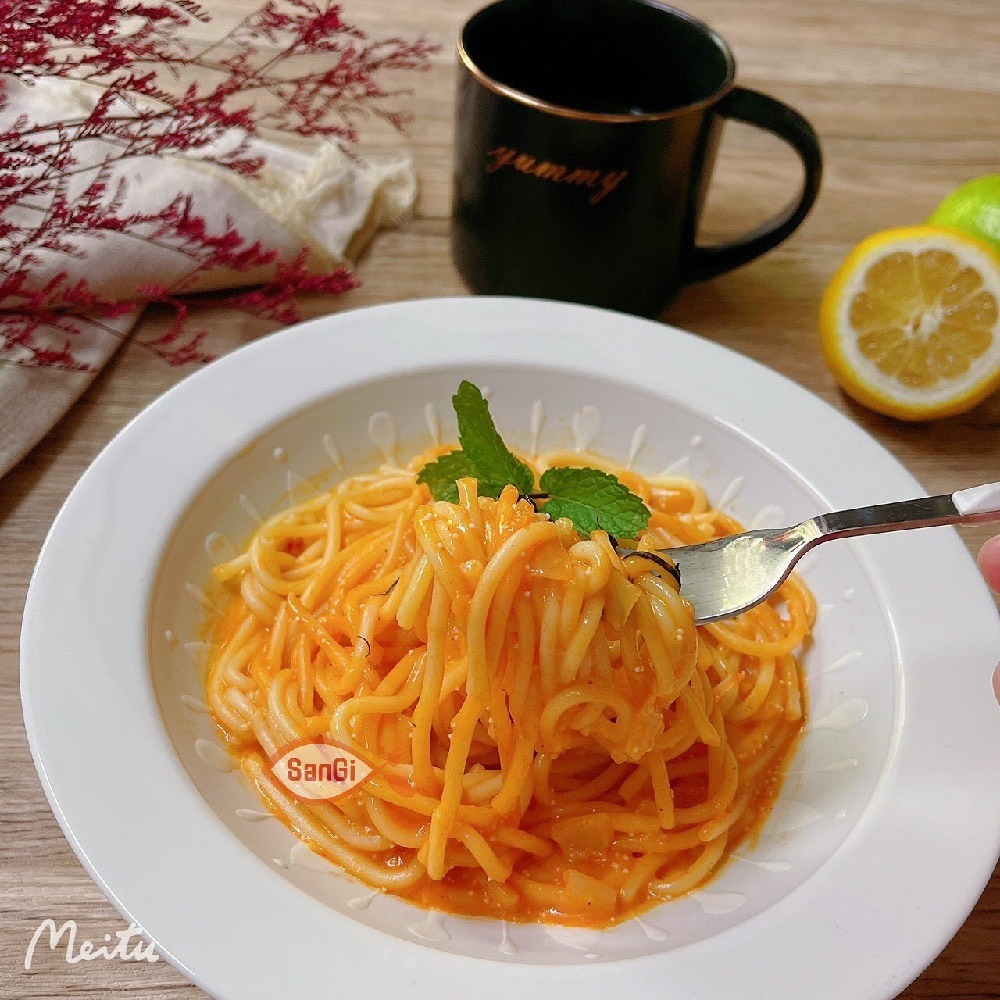 【賣魚的家】經典義大利麵250g (白醬培根／番茄肉醬／墨魚／奶香青醬／雙醬明太子)-細節圖5