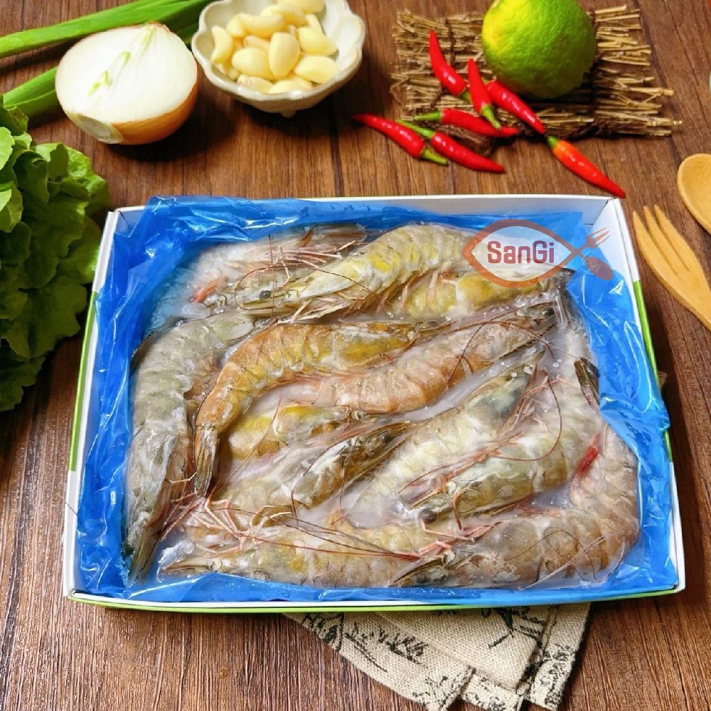 【賣魚的家】泰樂白蝦 (800g±10%盒)-細節圖6