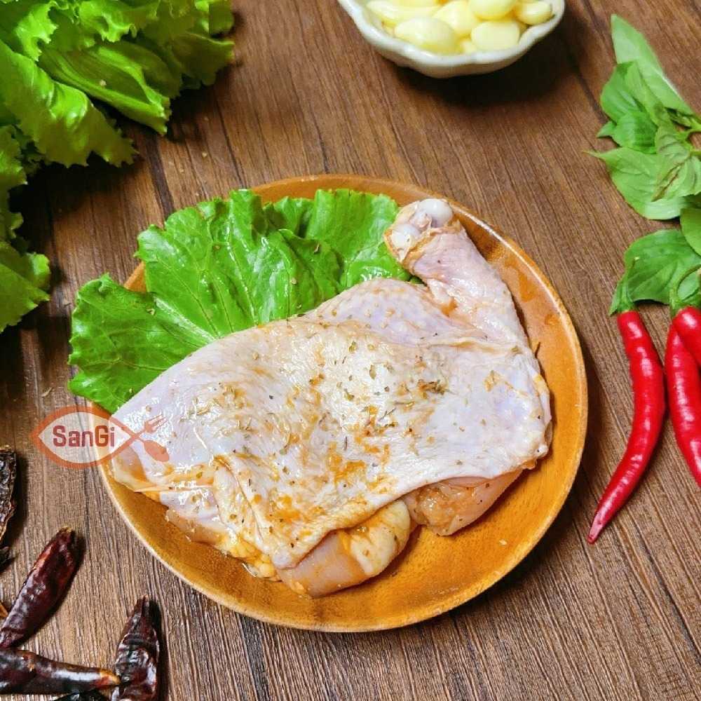 【賣魚的家】調味雞腿排 (180g/片) (蜜脆 /紐奧良  /青花椒/普羅旺斯)-細節圖2