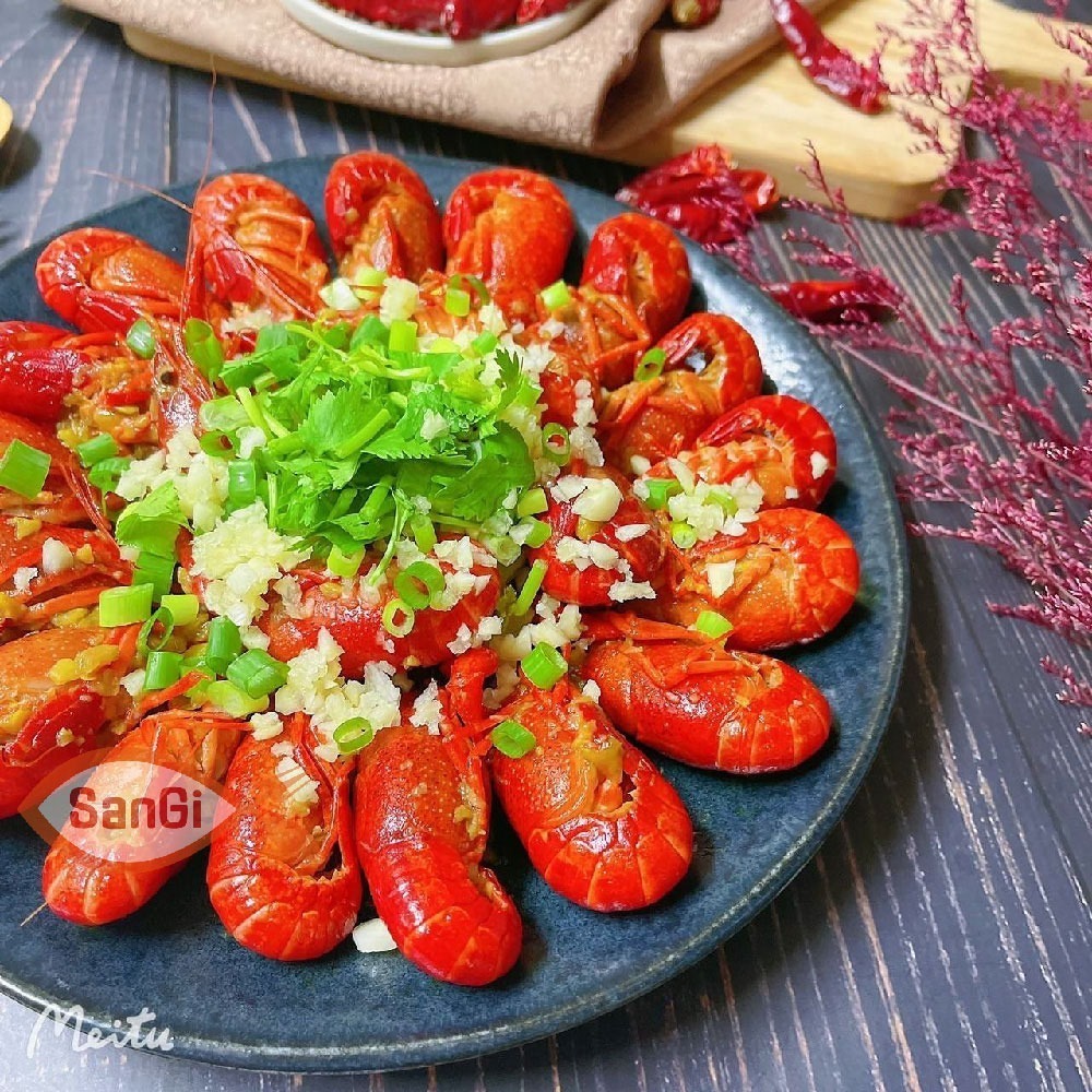 【賣魚的家】麻辣小龍蝦 (麻辣/蒜香 750g/盒)-細節圖2