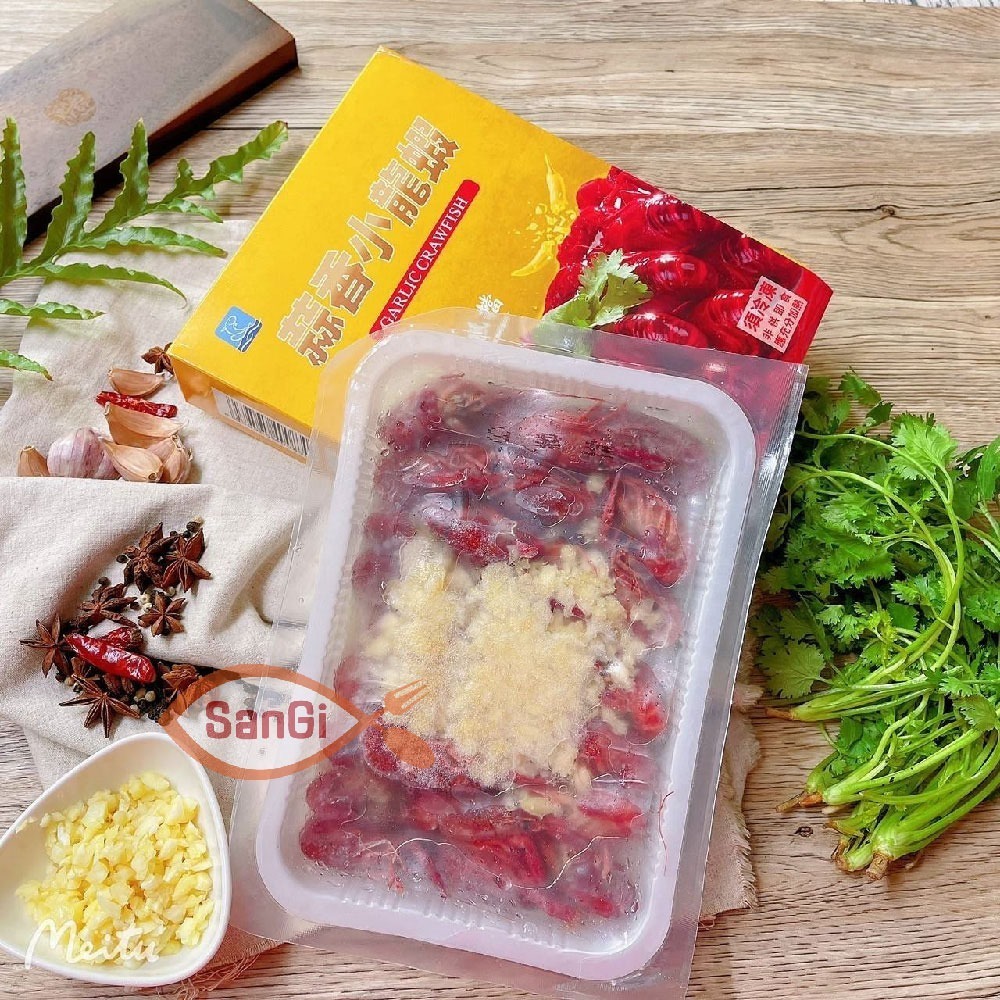 【賣魚的家】麻辣小龍蝦 (麻辣/蒜香 750g/盒)-細節圖6