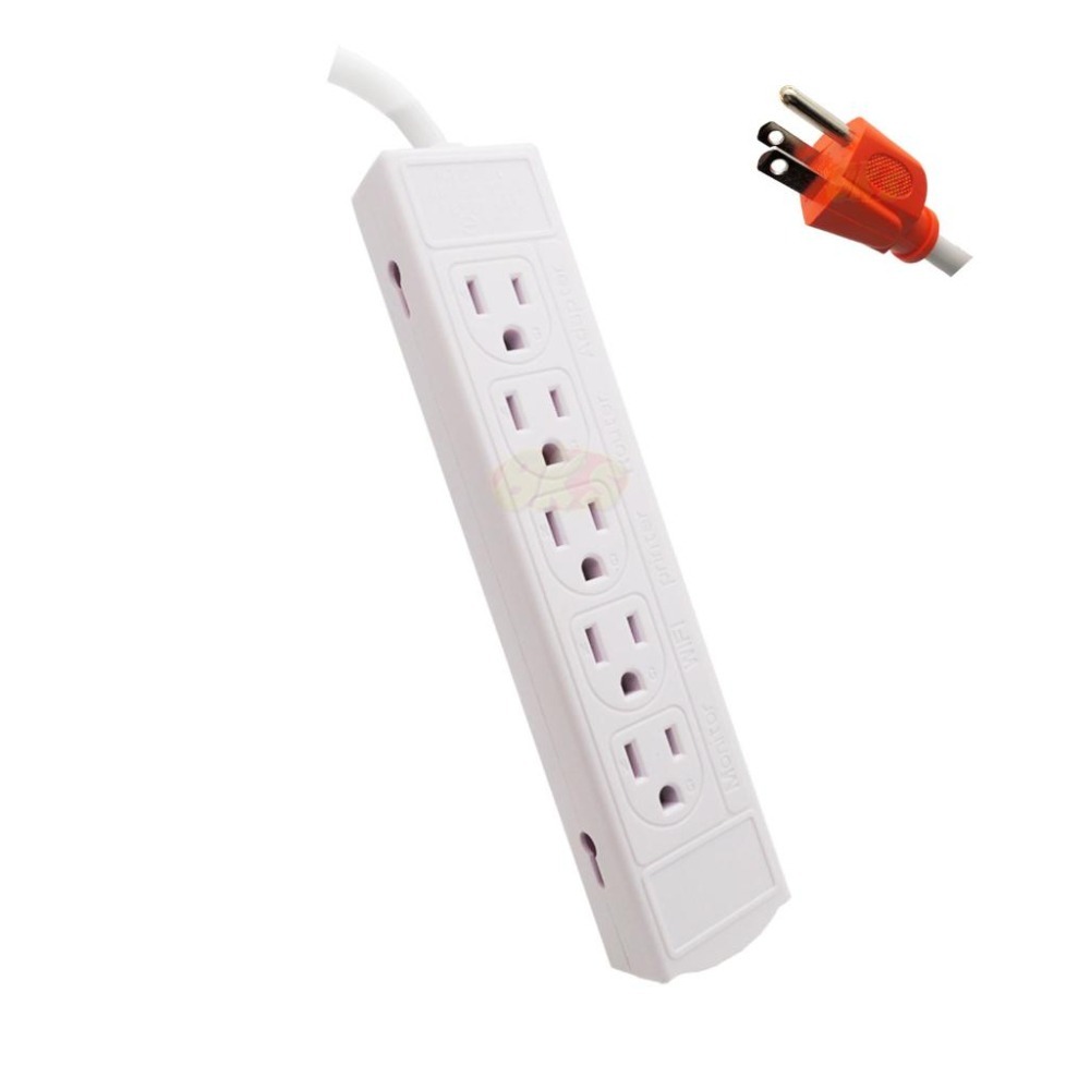 《附發票》1開10插 1M 雙面插延長線 3P直向插頭 過載自動斷電/防火材質/雙邊掛鉤孔-細節圖2