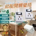 《最新安規》(附發票)節能開關壁插分接器 1開2插3插4插 防火PC材質 多種款式 歐盟認證 BSMI字號R51380-規格圖2