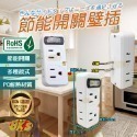 《最新安規》(附發票)節能開關壁插分接器 1開2插3插4插 防火PC材質 多種款式 歐盟認證 BSMI字號R51380-規格圖2