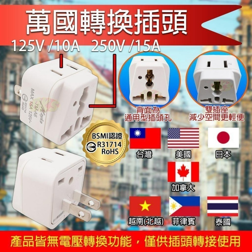 《附發票》國內外 出國 旅行用 萬國轉換插頭-細節圖3