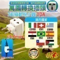 《附發票》旅行用 萬國轉換插頭 迷你設計、輕巧，攜帶方便 國內外旅行-規格圖2