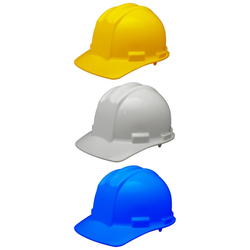 《台灣製造》工地安全帽  施工用 防護頭盔  道路施工建築工程 耐衝擊HDPE材質高鋼性ABS材質 專利頭帶設計-細節圖2