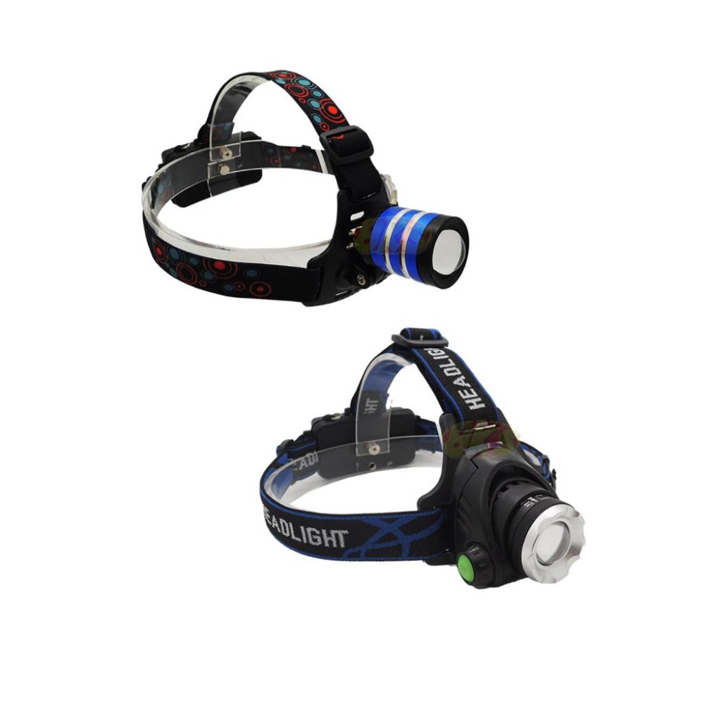 《台灣現貨》(附發票)爆款 高亮度 調焦型頭燈  極度亮光 USB充電戶外照釣魚 工地 登山明頭燈-細節圖2