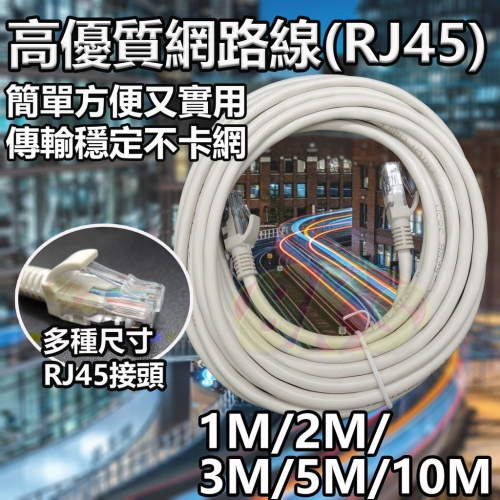 《挑戰最便宜》(附發票)超高速寬頻用網路線 網路線(RJ45) 1M~50M 一體成型 CAT5E 數據線