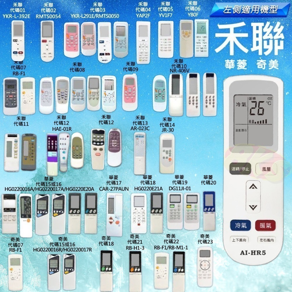 《附發票》多樣冷氣遙控器 (日立、國際、東元、三洋、大同、大金、樂金、歌林、萬用等等) 內附說明書-規格圖5
