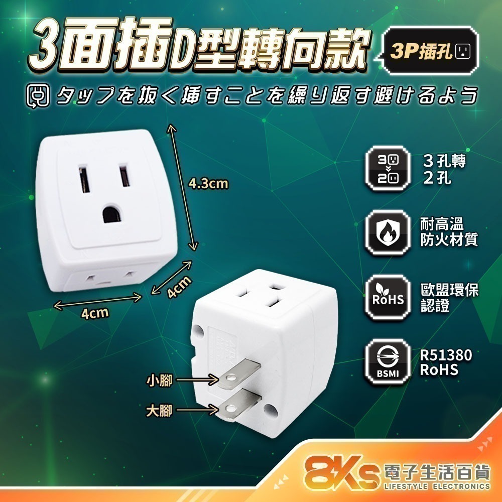 《最新安規》(附發票)節能壁插分接器 1開2插3插4插 USB壁插 2開2插 防火PC材質 BSMI字號R51380-規格圖8