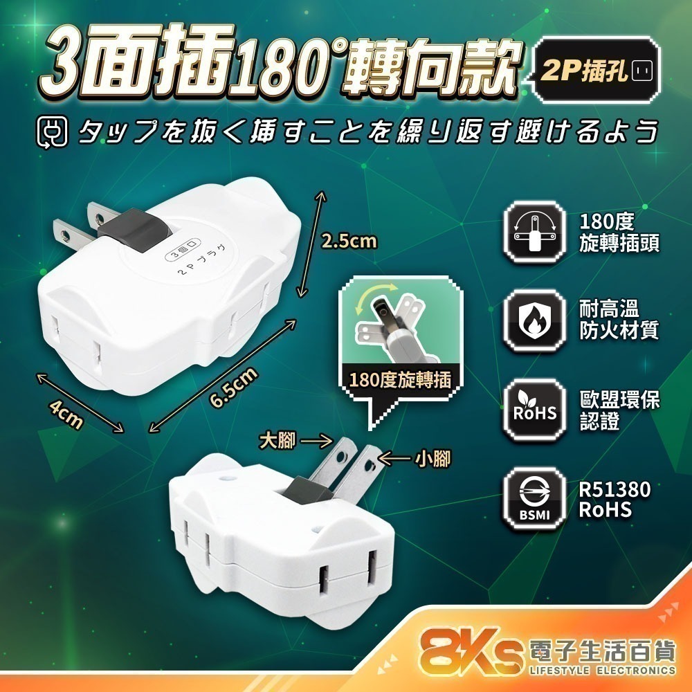 《最新安規》(附發票)節能壁插分接器 1開2插3插4插 USB壁插 2開2插 防火PC材質 BSMI字號R51380-規格圖8