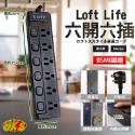 《附發票》Loft工業風 新安規延長線 3芯按壓式 復古風 咖啡/黑 過載自動斷電 獨立開關 BSMI驗證R51380-規格圖7