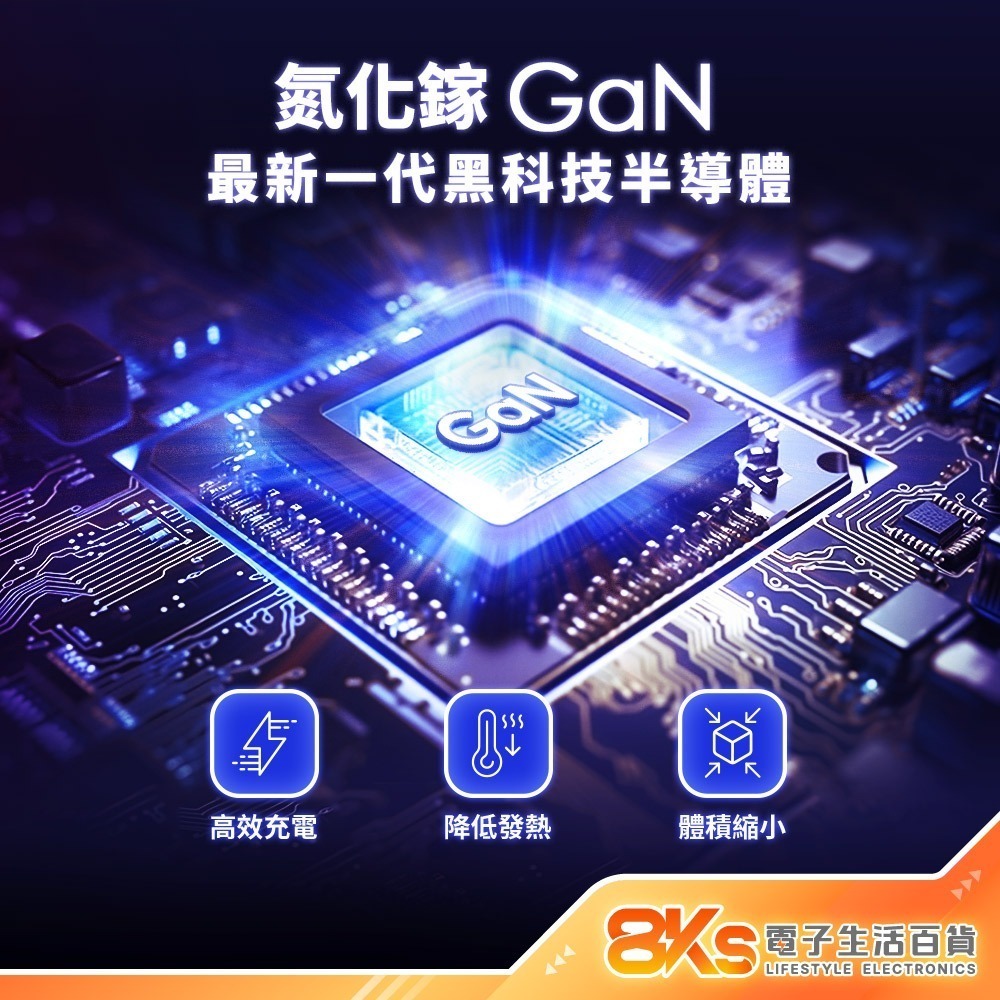 《台灣製造》68W氮化鎵充電器 PD+QC快充 多孔充電頭 折疊插角 蘋果安卓手機 TYPE-C USB BSMI認證-細節圖2