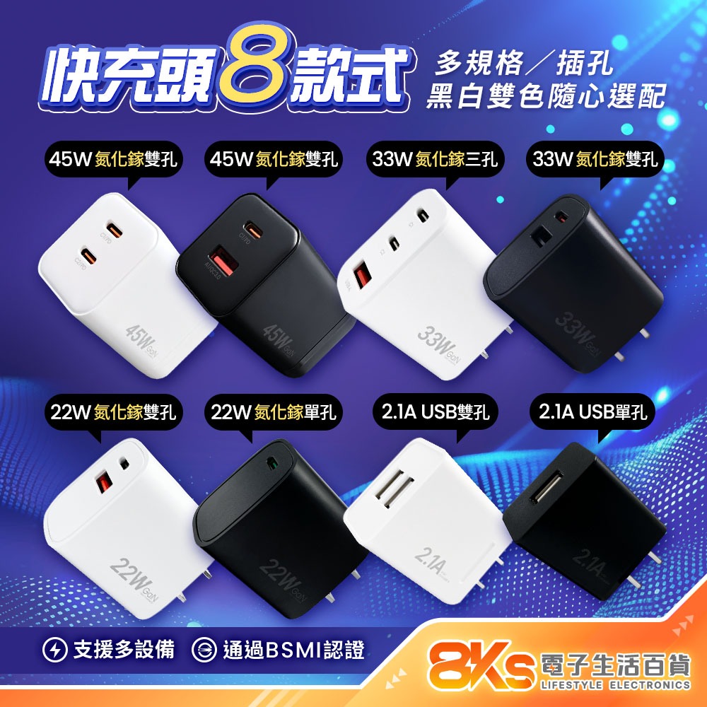 《台灣製造》氮化鎵快充頭 PD+QC快充 豆腐頭 充電器 PD3.0快充線 充電線 TYPE-C/USB/蘋果/安卓手機-細節圖4