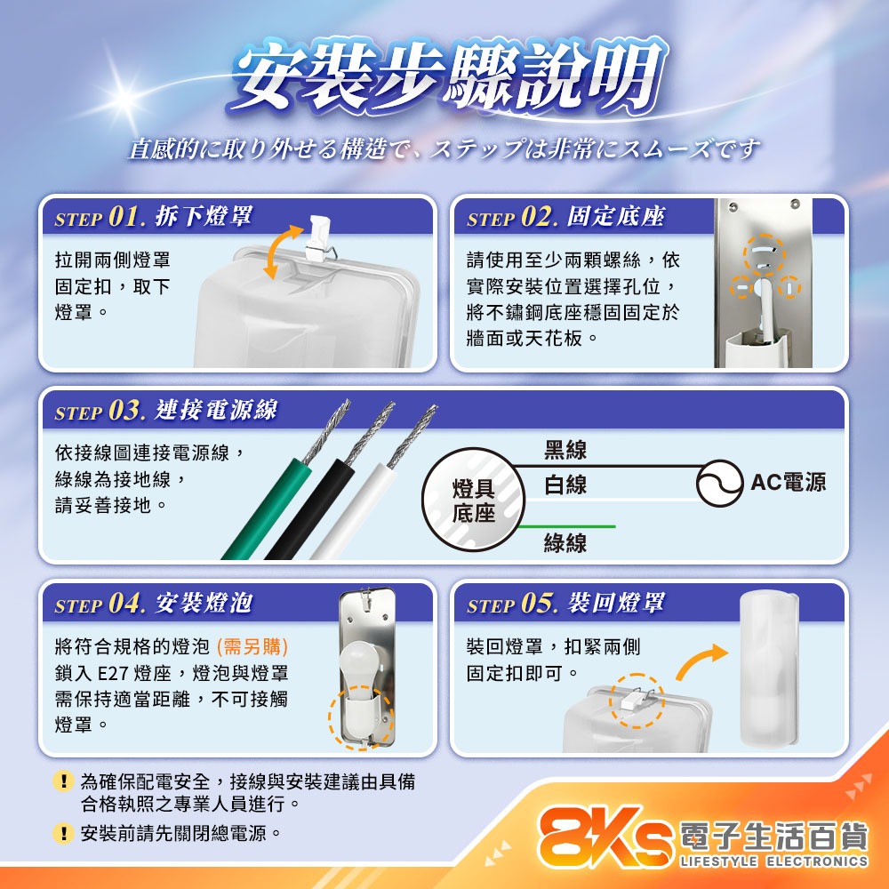 《台灣製造》磨砂質感壁燈 室內壁燈 不鏽鋼底座 柔霧磨砂燈罩 E27燈座 燈泡可替換 床頭燈 玄關燈 BSMI認證-細節圖4
