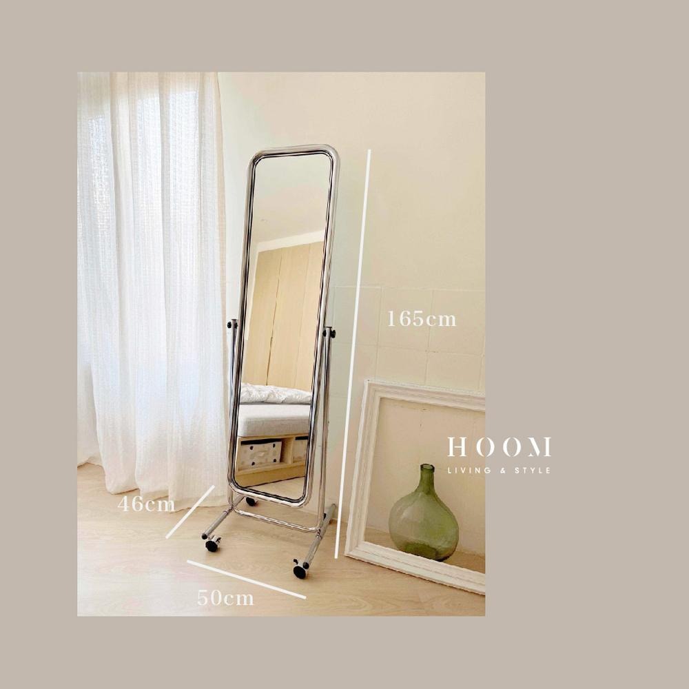 禾慕現貨🇹🇼 台灣製｜現代金屬全身鏡 穿衣鏡 ins 網美穿衣鏡 全身鏡 鏡子全身 連身鏡 鏡子 大鏡子 全身穿衣鏡-細節圖9