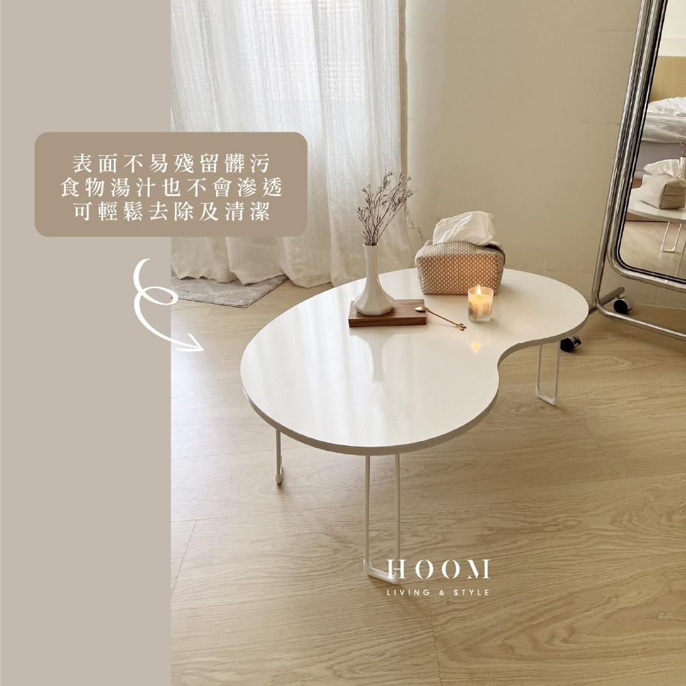 禾慕現貨🇰🇷 正韓純白折疊桌 豌豆桌 懶人桌 和室桌 收納桌 折疊小桌 小茶几 折疊桌子 矮桌 小桌子 折疊矮桌-細節圖5