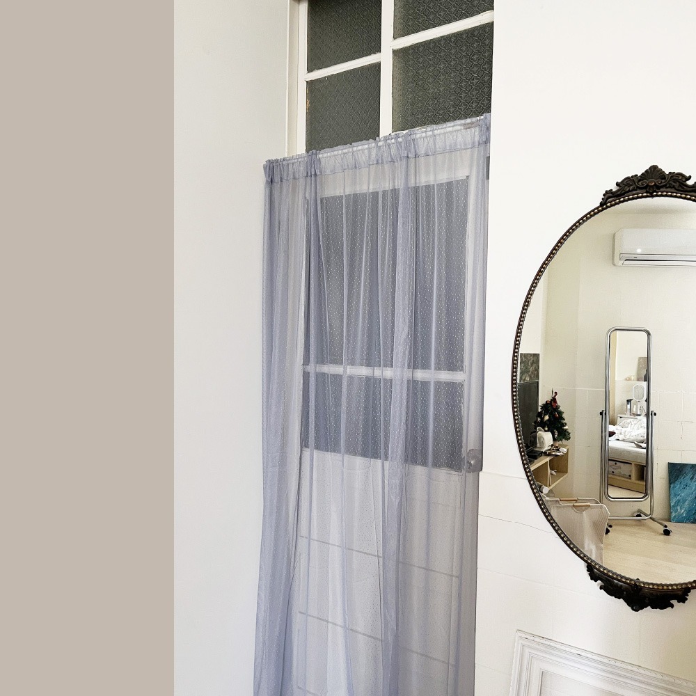 霧霾灰藍｜寬150*高210cm ±5%