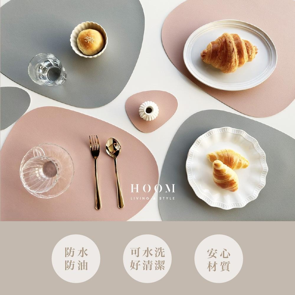 禾慕現貨🇹🇼 質感皮革餐墊 杯墊 莫蘭迪色餐墊 防水餐墊 餐墊 防油餐墊 防汙餐墊 隔熱墊 廚房餐墊 餐墊防水-細節圖2