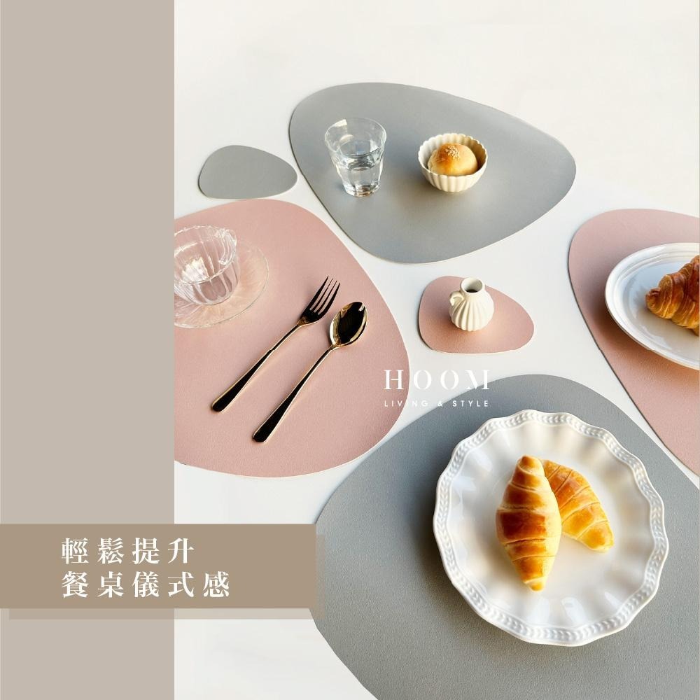 禾慕現貨🇹🇼 質感皮革餐墊 杯墊 莫蘭迪色餐墊 防水餐墊 餐墊 防油餐墊 防汙餐墊 隔熱墊 廚房餐墊 餐墊防水-細節圖5