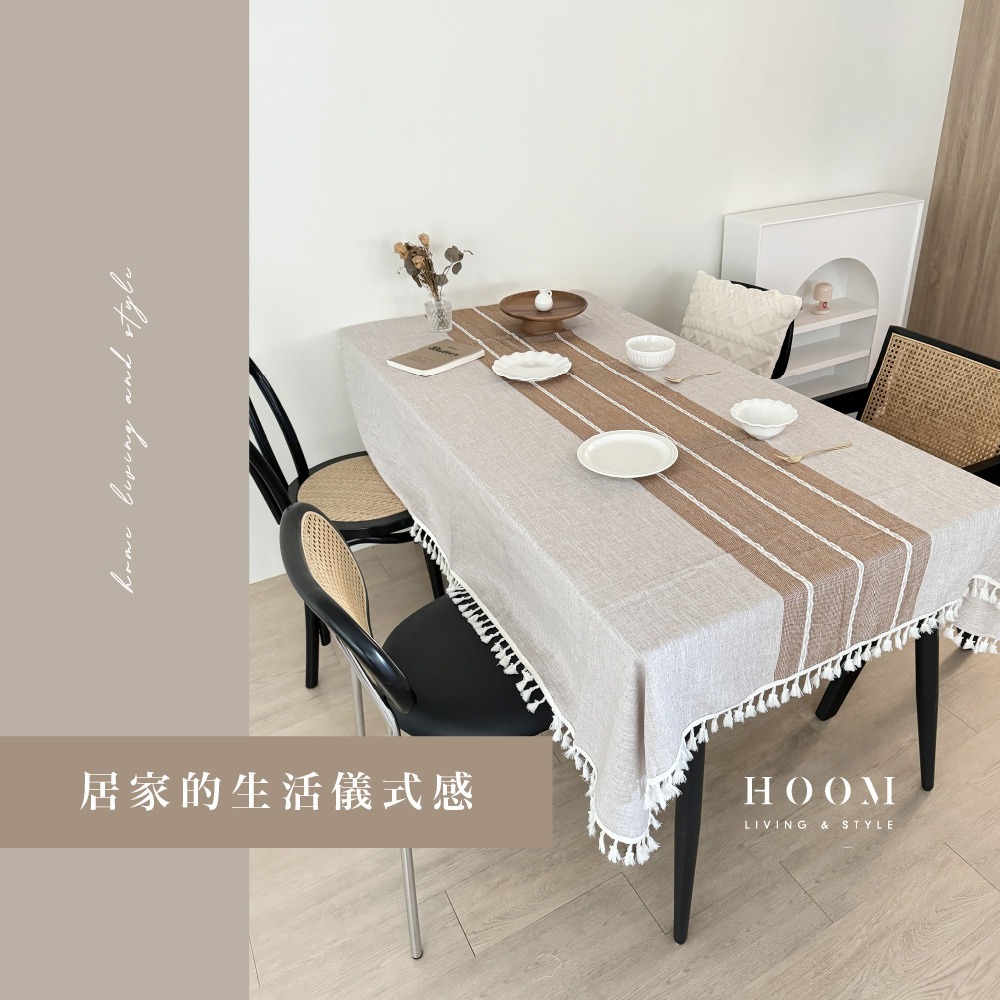 禾慕生活🇹🇼 棉麻防水桌巾桌巾 日系質感桌巾 桌布 餐桌布 防水桌巾 防水桌布 桌巾防油 餐桌巾 長桌巾 桌巾北歐-細節圖3