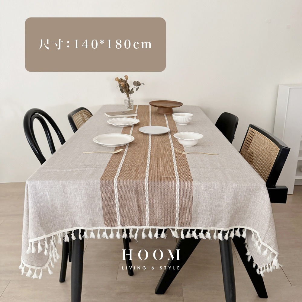禾慕生活🇹🇼 棉麻防水桌巾桌巾 日系質感桌巾 桌布 餐桌布 防水桌巾 防水桌布 桌巾防油 餐桌巾 長桌巾 桌巾北歐-細節圖9