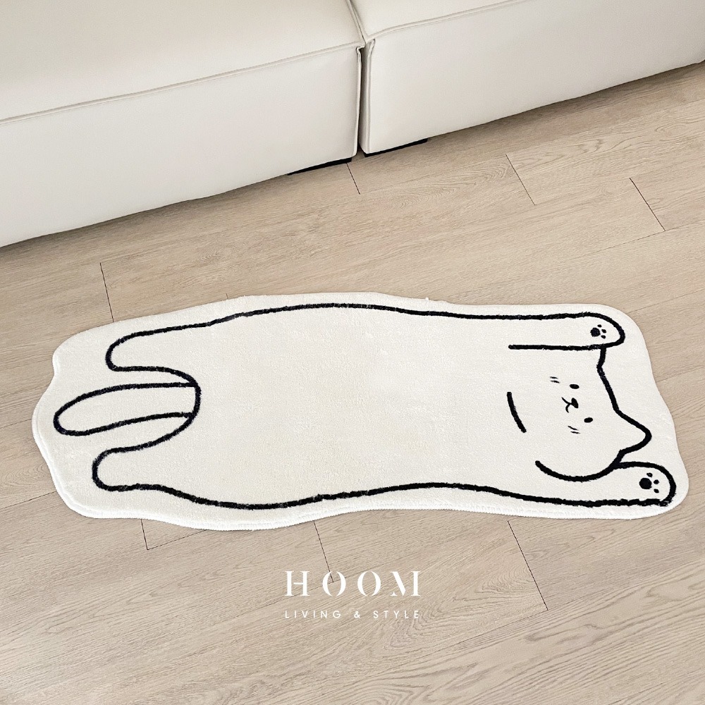 禾慕生活🇹🇼 法式復古地毯 絨毛地墊 雲朵柔感地墊 地墊 浴室地墊 防滑地墊 浴室腳踏墊 地墊臥室 床邊地墊-規格圖9