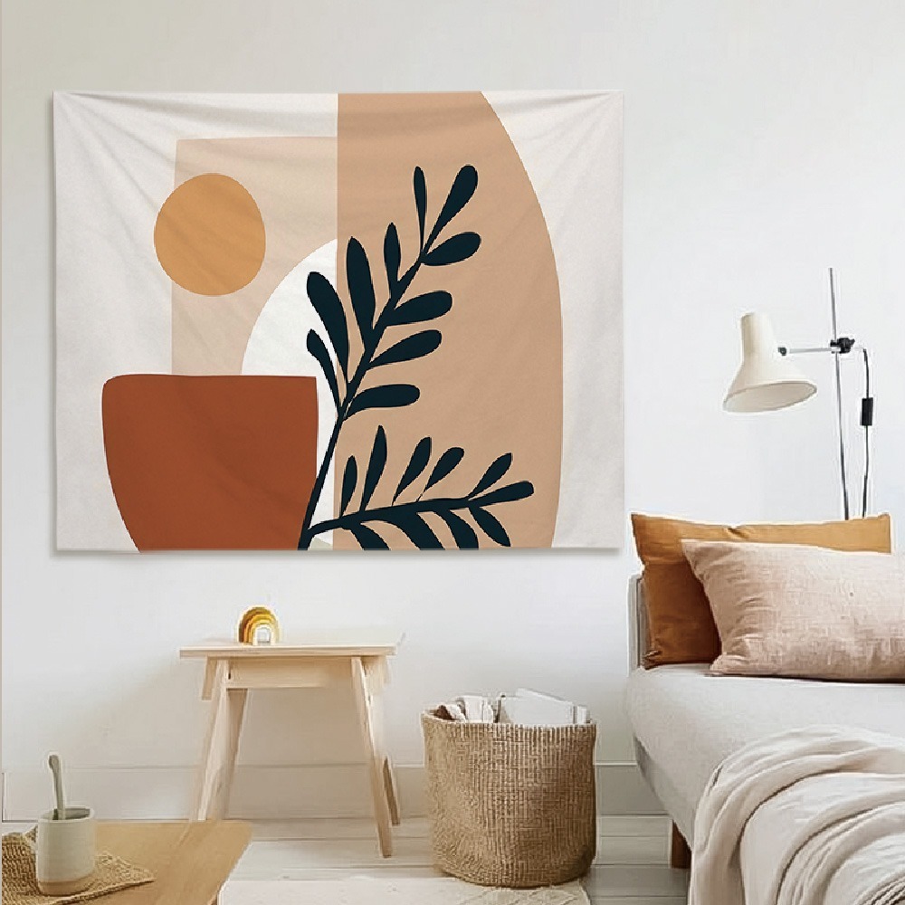 禾慕現貨🇹🇼 莫蘭迪掛布 簡約掛布 ins 掛布北歐 風格掛布 掛布 背景掛布 掛毯 露營掛布 裝飾掛布 牆壁掛布-規格圖7