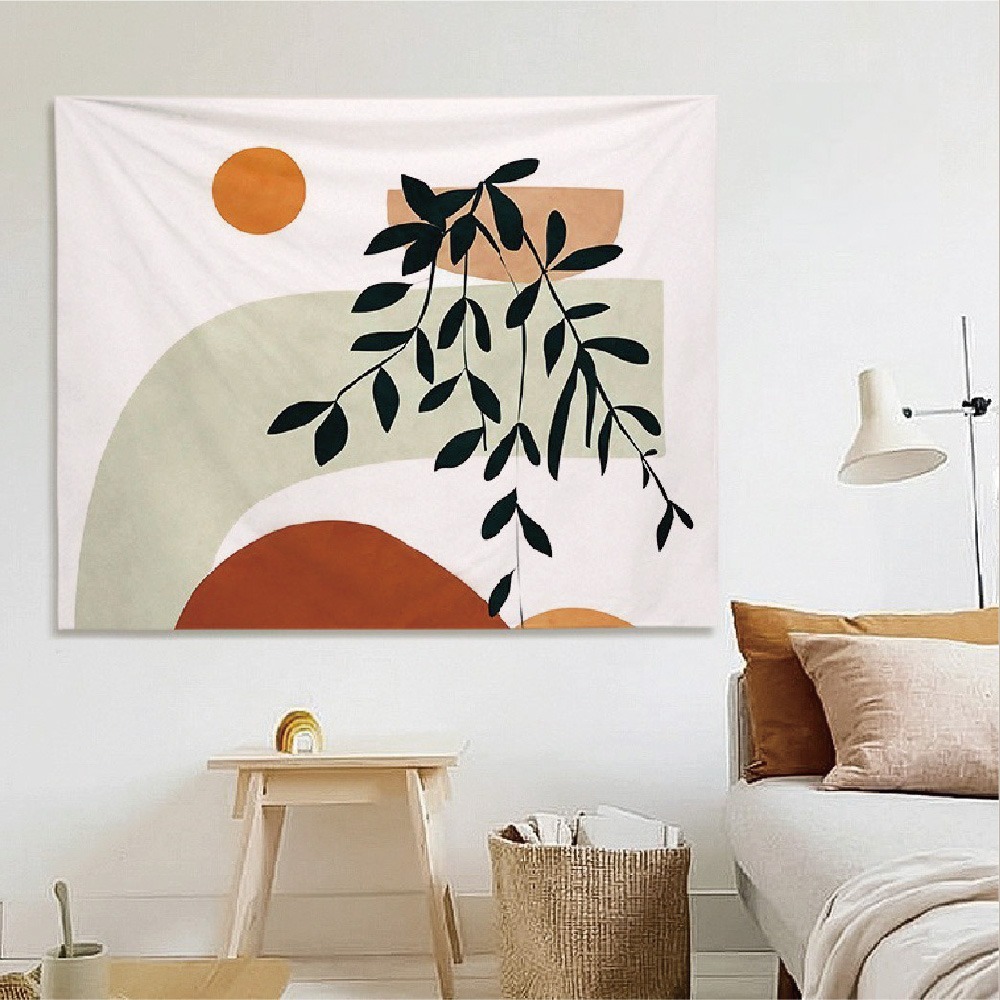 禾慕現貨🇹🇼 莫蘭迪掛布 簡約掛布 ins 掛布北歐 風格掛布 掛布 背景掛布 掛毯 露營掛布 裝飾掛布 牆壁掛布-規格圖7