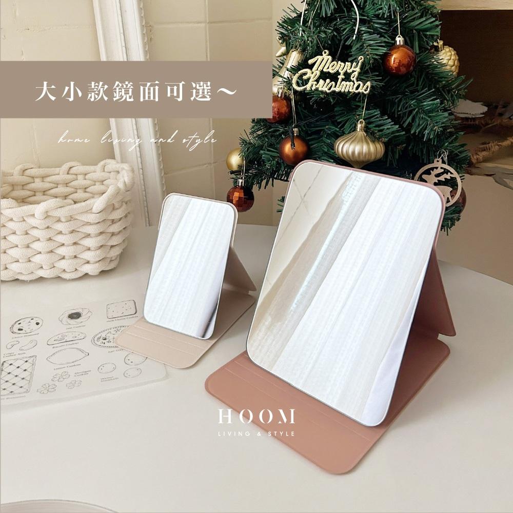 禾慕生活🇹🇼 奶油風簡約隨身鏡 ins化妝鏡 隨身鏡 小鏡子 折疊鏡 桌上鏡 化妝鏡 桌上 鏡子 桌面化妝鏡 鏡子化妝鏡-細節圖2