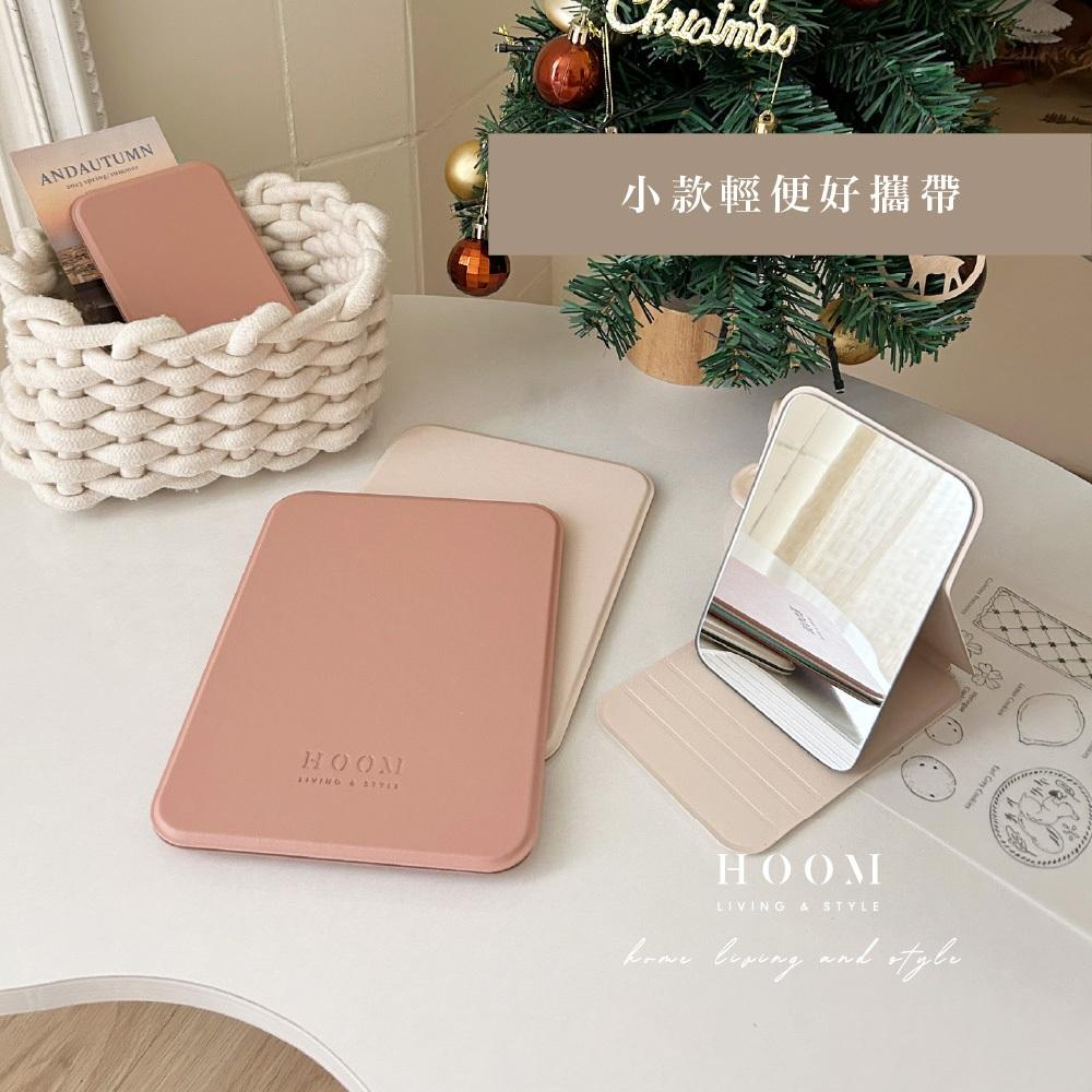 禾慕生活🇹🇼 奶油風簡約隨身鏡 ins化妝鏡 隨身鏡 小鏡子 折疊鏡 桌上鏡 化妝鏡 桌上 鏡子 桌面化妝鏡 鏡子化妝鏡-細節圖3