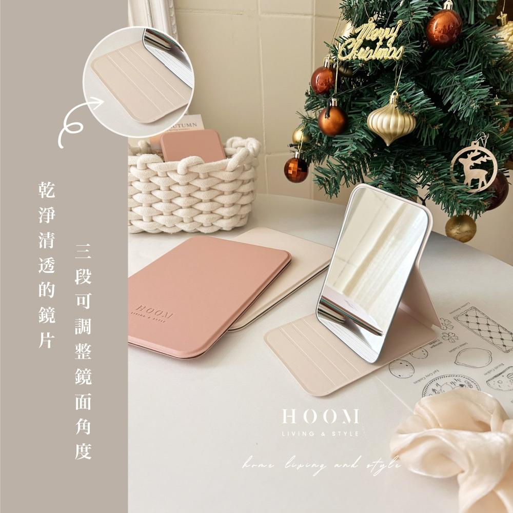禾慕生活🇹🇼 奶油風簡約隨身鏡 ins化妝鏡 隨身鏡 小鏡子 折疊鏡 桌上鏡 化妝鏡 桌上 鏡子 桌面化妝鏡 鏡子化妝鏡-細節圖5