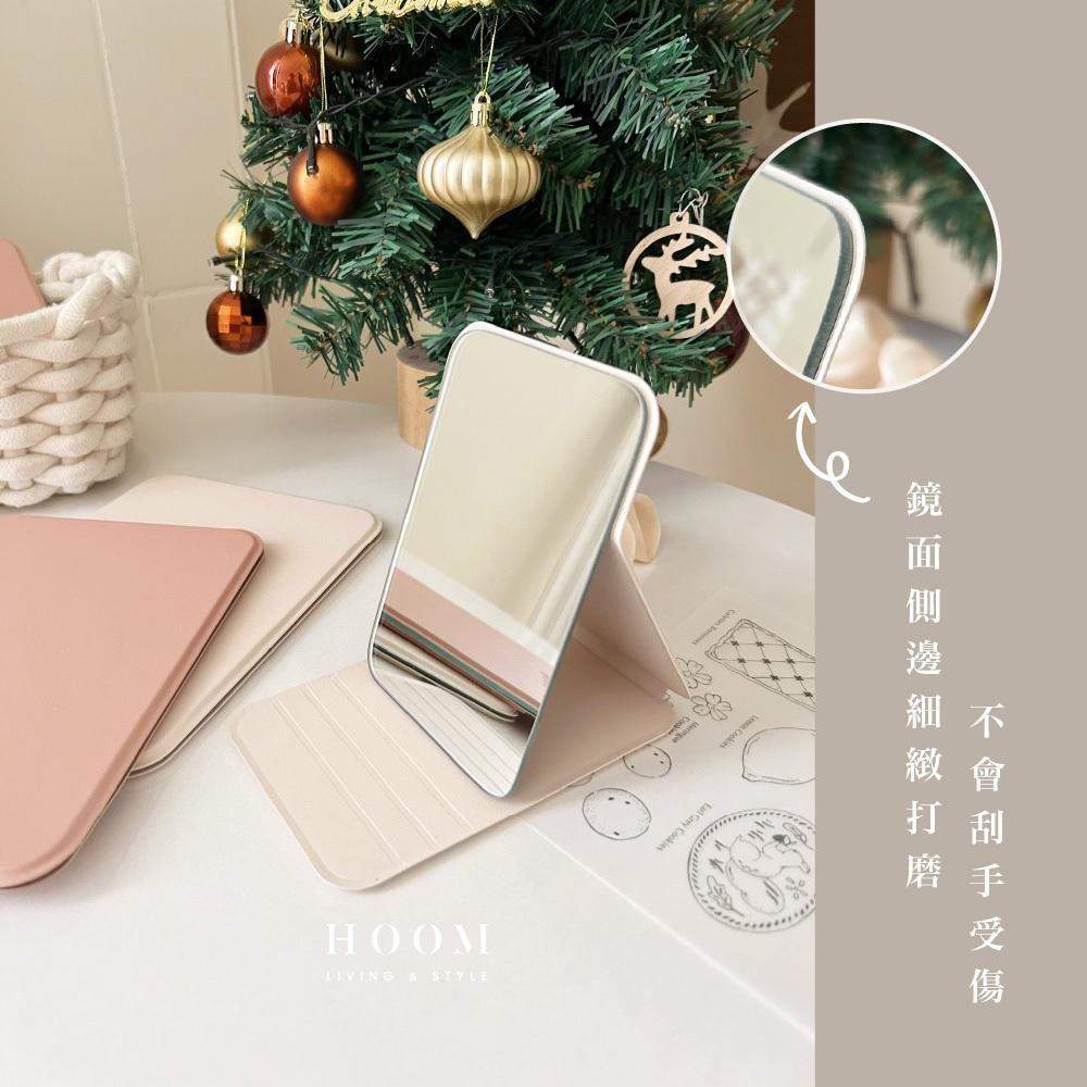 禾慕生活🇹🇼 奶油風簡約隨身鏡 ins化妝鏡 隨身鏡 小鏡子 折疊鏡 桌上鏡 化妝鏡 桌上 鏡子 桌面化妝鏡 鏡子化妝鏡-細節圖6