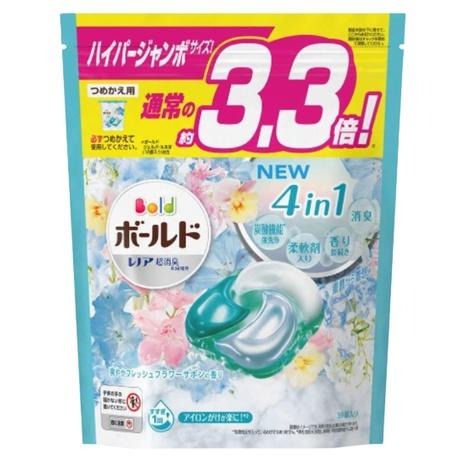 4D碳酸機能 日本 洗衣凝膠球 3D洗衣球 P&G 46顆 39顆 P&G ARIEL GEL BALL 3D洗衣膠球-細節圖4