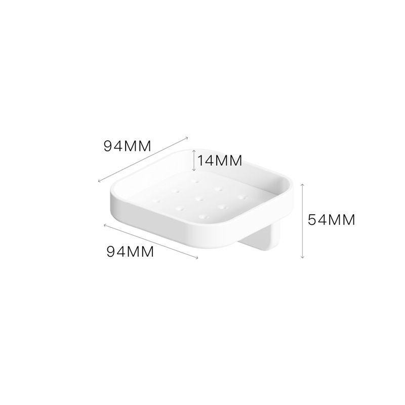 『簡約瀝水壁掛置物架』【Efanvei】浴室置物 廚房置物 肥皂架 可瀝水 簡約 洗手乳架 壁掛 免釘 背膠 黏貼 卡扣-細節圖9