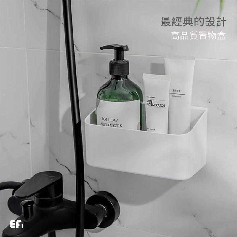 『分隔瀝水壁掛置物架』【Efanvei】 免釘 無痕膠 卡扣背貼 置物架 收納架 可分隔 浴室收納 可瀝水 壁掛 現貨-細節圖9