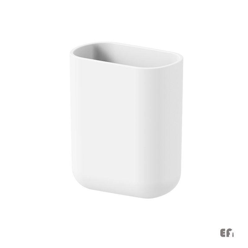 『簡約多功能壁掛收納盒』【Efanvei】收納筒 水槽收納 梳子收納 牙刷收納 化妝品收納 雜物收納 簡單 免打孔-細節圖8