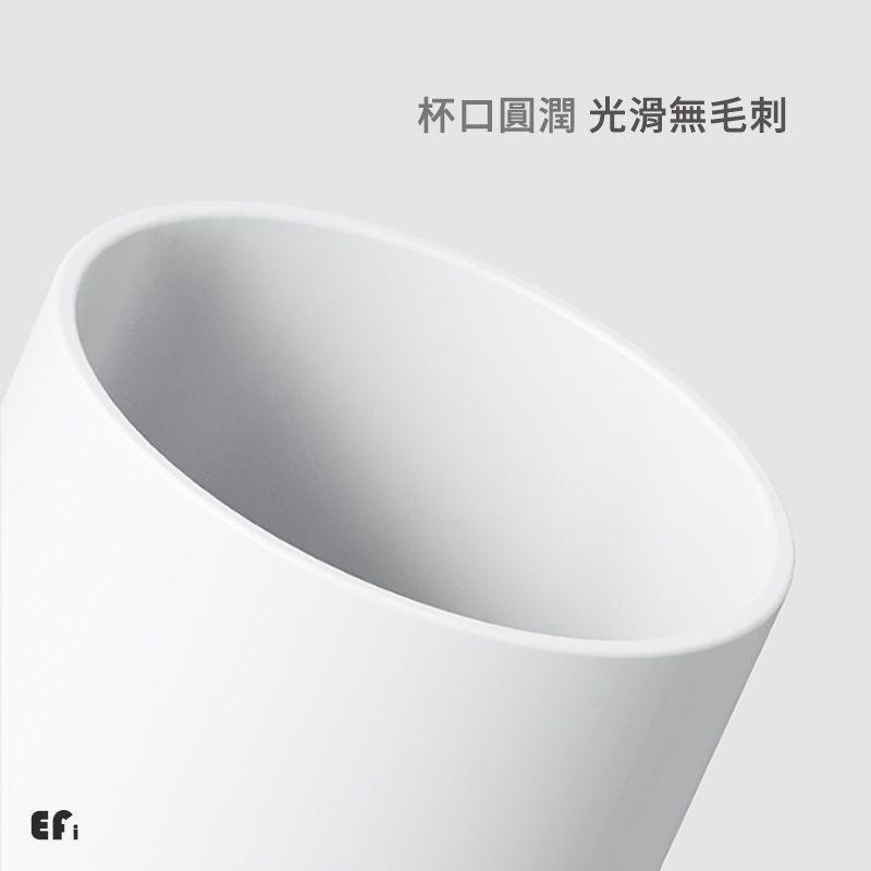 『簡約防滑漱口杯』【Efanvei】杯子 水杯 刷牙杯 厚 浴室漱口杯 白色 壁掛水杯 瀝水 灰色 高品質 現貨 台灣-細節圖6