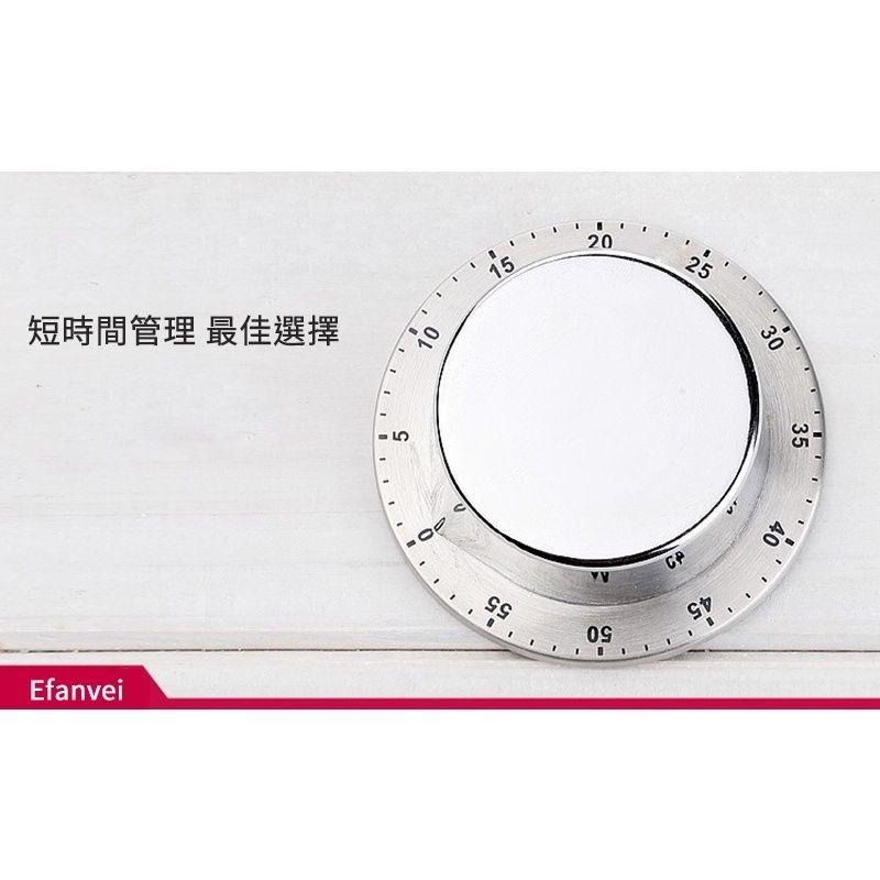 『磁吸不鏽鋼計時器』【Efanvei】廚房計時器 小工具 免電池 圓形 定時 機械式 鬧鐘鈴聲 提醒 現貨 台灣-細節圖8