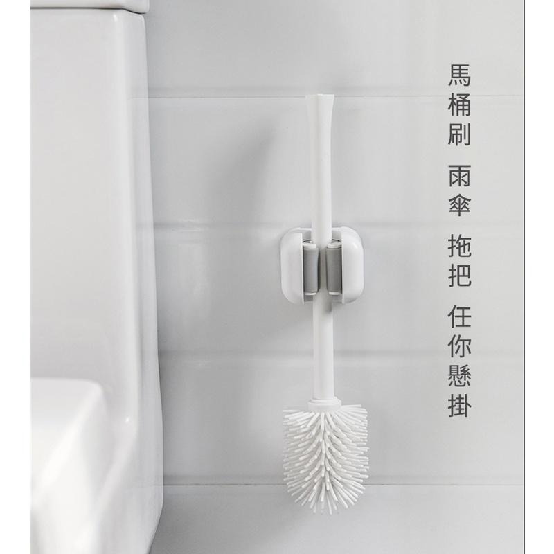 『簡約無痕拖把掛勾PLUS』【Efanvei】夾取加強 免釘 無痕貼 雨傘掛勾 掃把掛勾 拖把收納 現貨 台灣-細節圖5