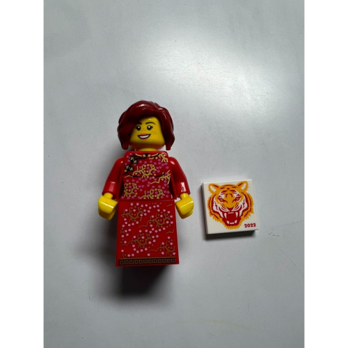 LEGO BAM 自組人偶 過年旗袍