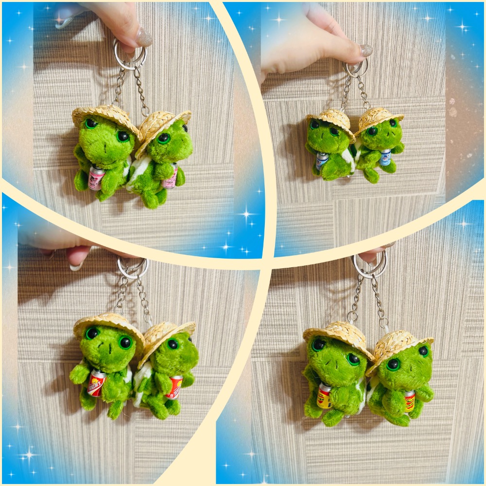 💞小琉球限定💞蘋果西打、黑松沙士、卡布頓啤酒系列小海龜 吊飾 鑰匙圈-細節圖2