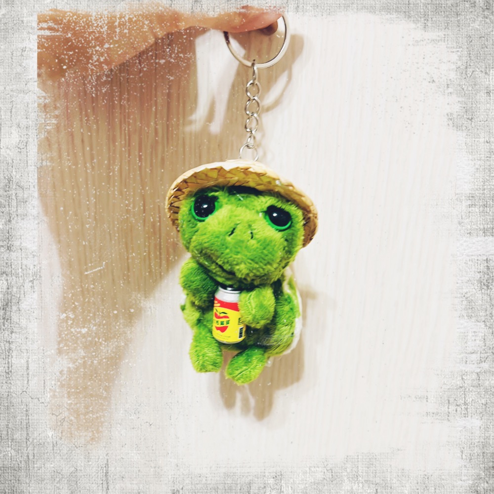 💞小琉球限定💞蘋果西打、黑松沙士、卡布頓啤酒系列小海龜 吊飾 鑰匙圈-規格圖5