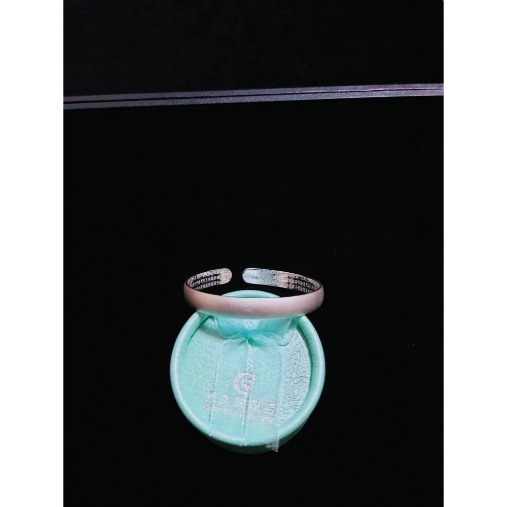 全品項75折  香港正生銀飾代購  心經款純銀飾  銀飾出清拍賣-細節圖7