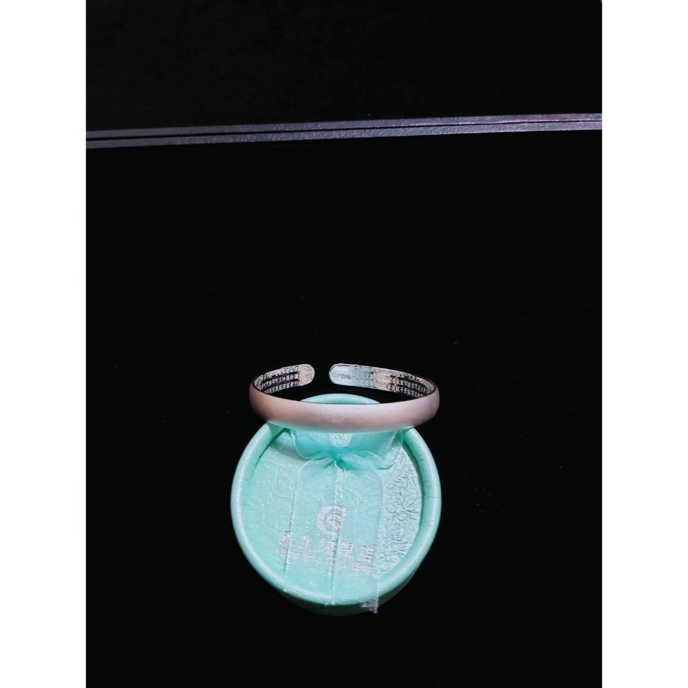 全品項75折  香港正生銀飾代購  心經款純銀飾  銀飾出清拍賣-規格圖7