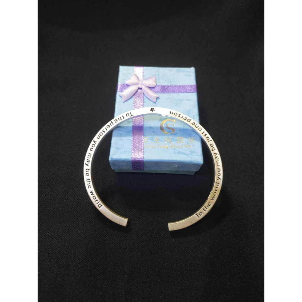 全品項75折  香港正生銀飾代購  普通造型款純銀飾  銀飾出清拍賣-細節圖7