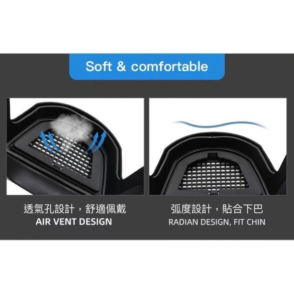 【TW現貨🔥防霧抗衝擊 送濾墊】防護面罩 防塵面罩 防霧面罩 PC面罩 防灰塵 全臉防塵 隔離防護 防飛濺 頭盔面罩-細節圖10